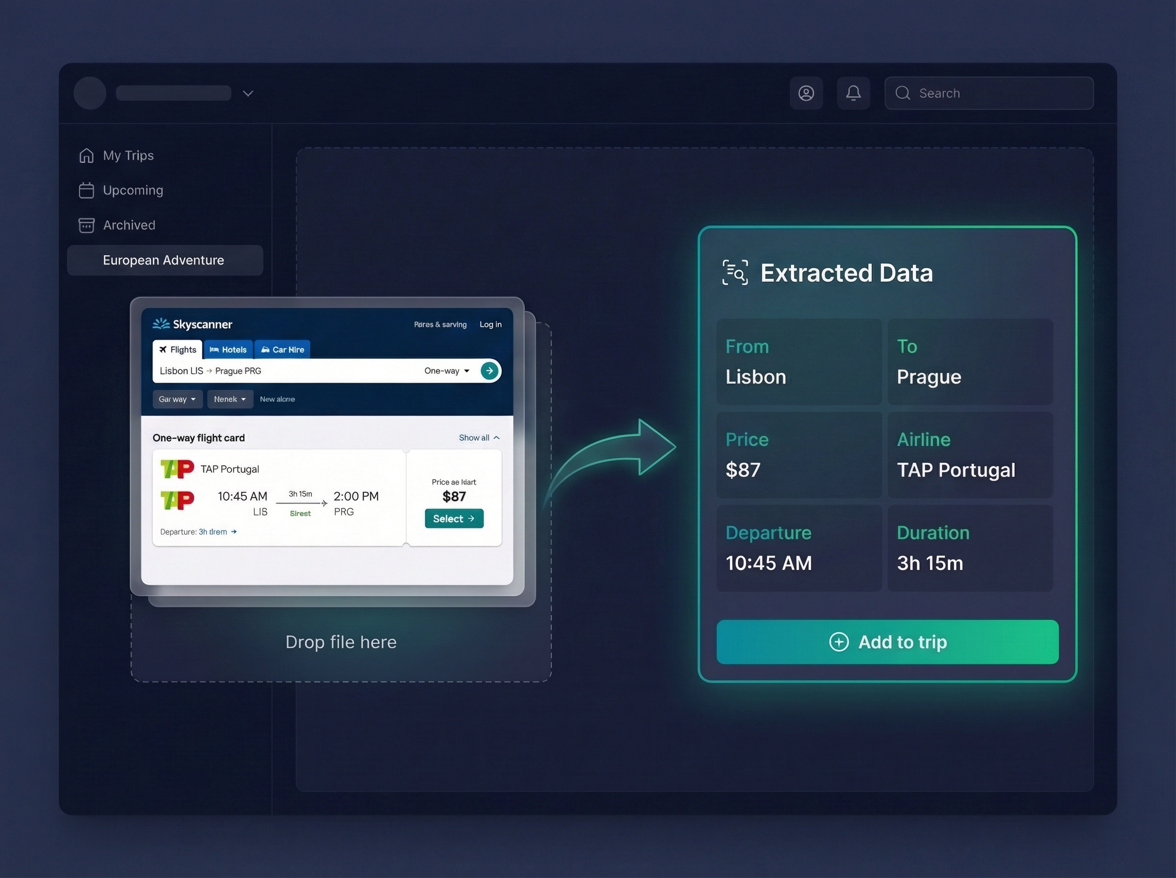 Extract data from your screenshots